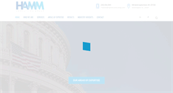 Desktop Screenshot of hammconsulting.com